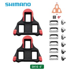 Resim SHIMANO SM-SH10 Kırmızı Yol Bisikleti Kali Plastik Malzeme ile 0° Hareket Özelliği 