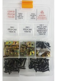 Resim Sac Klips U Tip Sac Somunu Seti 120 Parça N11.20332 