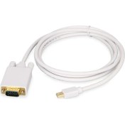 Resim Alfais 4323 Mini Displayport To VGA Monitör Thunderbolt Çevirici Kablosu 