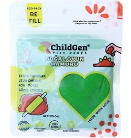 Resim ChildGen 125 GR Yeşil Kartuş Oyun Hamuru CHLDGEN130 