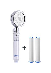 Resim Berev Filtreli Kireç Önleyici Aç-kapa Özellikli 3 Fonksiyonlu Duş Başlığı Ve 2 Adet Yedek Filtre Krom 