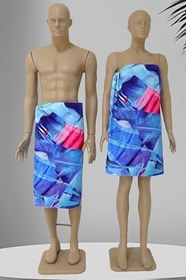 Resim Plaj Havlusu Blue Palm 