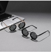 Resim Elmpaly Ayarlanabilir Işıklı Unisex Güneş Gözlüğü, Parti Festival İçin Gümüş Beyaz. Altın 