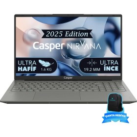 Resim Casper Nirvana X600.1342-8F00R-G-F-CANEX16 i5-13420H 8 GB 1 TB NVMe SSD 15.6" W11P Dizüstü Bilgisayar 