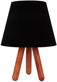 Resim D-Light Tripod Abajur Masa Lambası Siyah 