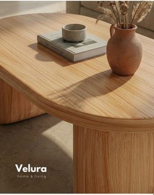 Resim Doğal Meşe Orta Sehpa - Viny Meşe Orta Sehpa Meşe 