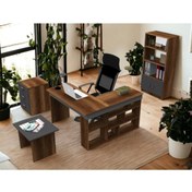 Resim Robin Home Boston L Ofis Çalışma Masası Ofis Büro Takımı Masa Sehpa Keson Kitaplık 