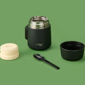 Resim Evidea Kitchen Yemek Termosu - Siyah - 500 ml 