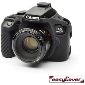 Resim Easycover Canon 4000D Silikon Kılıf Ecc4000Db (Siyah) 