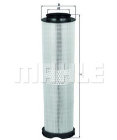 Resim MAHLE LX816/5 Hava Filtresi (Mercedes Om646 W211-220) 6460940104 LX8165 (WA545982) 