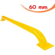 Resim İlgi Trafik Otopark Araç Stoperi Ankara Araç Stoper Otopark Ayırıcı Yaslama Demiri 155cm Ø60mm 2.5mm Sarı 