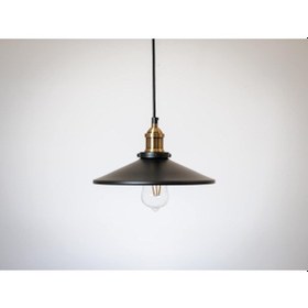 Resim Riolight Retro Tekli Metal Sarkıt Avize Şapka Çapı: 28Cm (538284793) 