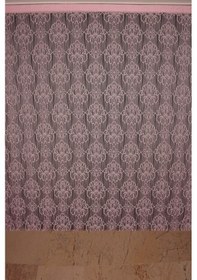 Resim Örümcek Model Pembe Renk İp Perde Hazır Düğmeleri Dikilmiş İp Perde 300 280 Cm Pembe 