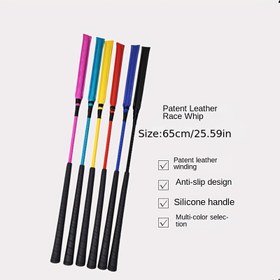 Resim 1 adet At Biniciliği At Kılıcı, Kaymaz Tutuşlu - Ekstra Uzun 65cm/25.59in Yarış At Kılıcı, At Biniciliği, Dressage, Showjumping için - Dayanıklı ve Hafif Tasarım - Tüm Binicilerle Uyumlu - Eğitim, Yarışma veya Hediye için İdeal (Pembe/Kırmızı/Siyah) - Sevgililer Günü, İşçi Bayramı, Öğretmen Şükran Günü, Oruç Bozma Festivali, Bağımsızlık Günü Hediyesi, Dressage Aksesuarı, Şık Tutuş Tasarımı, Silikon Tutuş Tutuş 