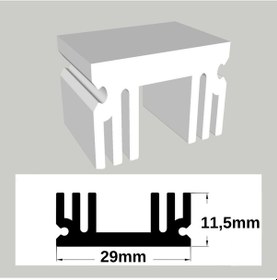 Resim Lp-55 Alüminyum Led Soğutucu 