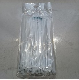 Resim Plastik Cırt Kelepçe Kablo Bağı 3,6 X 250 Mm 100 Adet Beyaz 