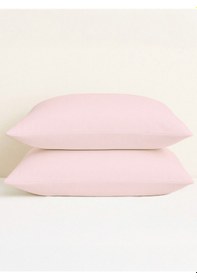 Resim Purecomfort %100 Doğal Pamuk 2'li Yastık Kılıfı Seti Toz Pembe Toz Pembe 