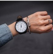 Resim Sones Sanda P1065 Wheel Serisi Erkekler İçin Günlük Çelik Bantlı Kuvars Saat Gümüş Kırmızı 