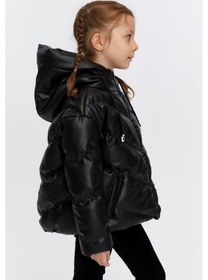 Resim Benitto Kids Kız Çocuk Şişme Mont 51320 Siyah 