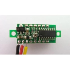 Resim Normadia Mini Dijital Voltmetre Kırmızı Panel, 4.7V-30V Ölçüm, Güç Kaydırası 