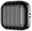 Resim Gpack Apple AirPods Pro 2 Uyumlu Kılıf, Şerit Desenli, Airbag Koruma, Gri 