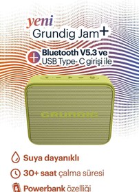 Resim Grundig Jam + Lime BT Hoparlör 