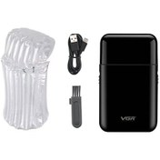 Resim Vgr Tıraş Makinesi Profesyonel Elekikli Tıraş Makinesi Mini Sakal Düzeltic V-390 Black Bubble Diğer 