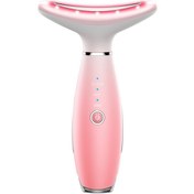 Resim Skycity Pink Boyun Güzellik Cihazı: Ems Mikro Akım İle Gerginleştirme, 42 C Isı Masajı Ve 3 Renkli Işık Tedavisi 