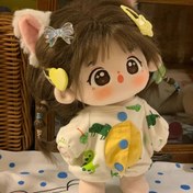 Resim Bir Set of Lazy Style Doll Clothes (Climbing Clothes), Modaya Uygun 20Cm Peluş Oyuncaklar İçin Uygun, Çok Sevimli, Seçim İçin 3 Renk 