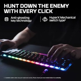 Resim HyperX Alloy Origins 60 Mekanik Oyuncu Klavyesi Champions Baskılı Özel Seri 