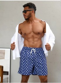 Resim Evobody Evobodı Erkekler İçin Plaj Yüzme Spor Şortu 471126903 Mavi 