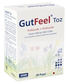 Resim GutFeel Probiotic + Prebiotic Toz 20 Poşet 