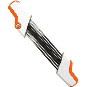 Resim Konesam El Fırçası Zincir Tesviri: Mini El Elektrikli Zımpara Başı, Pratik Ve Verimli Zincir Kesici Aksesuarı Turuncu-beyaz 5.5 