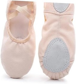 Resim PACKOVE 1 Çift Seyahat Bale Ayakkabıları Bale Uygulama Terlik Taban Streç Terlik Bale Pointe Ayakkabıları Bale 