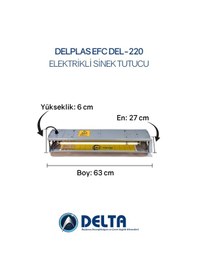 Resim Çift Uv Lambalı Sinek Öldürücü Ve Güve Öldürücü Yapışkan Plakalıdır Ve Plastik Kasalı 