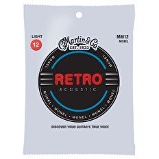 Resim Martin & Co MM12 .012-.054 Retro Monel Akustik Gitar Teli 