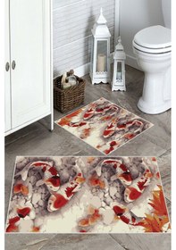 Resim Multi Kaymaz Taban Balık Banyo Paspas Bp-23 çok renkli 