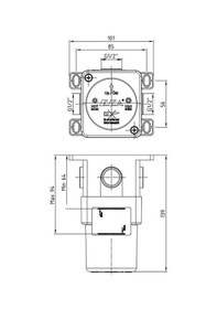 Resim Eca Ankastre Duş Bataryası Sıva Altı Grubu 102166102 Beyaz 