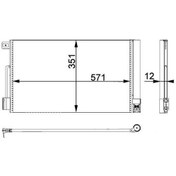Resim Mga-82300 - Kondanser Klıma Radyatoru- Fıat : Fıorıno/punto Evo 