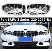 Resim Bmw 3 Serisi G20 Ön Panjur Böbrek Diamond Model Krom 