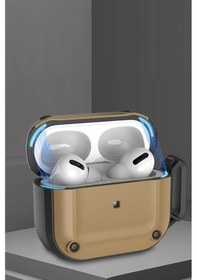 Resim Movenchy Apple Uyumlu AirPods Pro 2 2.nesil Asgard Kılıf - Mor Gri 