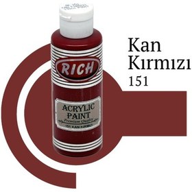 Resim Rich Master Akrilik Boya 120 Cc. 151 Kan Kırmızı 