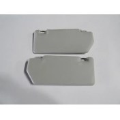 Resim TŞT 2005 - 2013 Fiat Albea Güneşlik Beyaz Sağ - Sol Set 2 Parça 