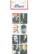 Resim Ticon Sticker Renkli Atatürk 4x2,8 Cm 