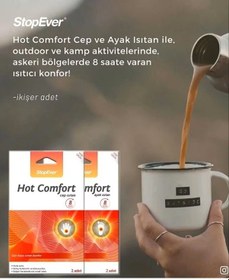 Resim Hot-comfort 8 Saat Etkili Ayak Isıtıcı Pad 12x2'li Paket Beyaz 
