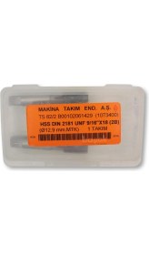 Resim Mte Unf 9/16" Usa İnce Vidalı El Kılavuzu 2’li Hss Dın 2181 