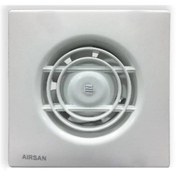 Resim Airsan 100lük Sessiz Dekoratif, Plastik Banyo Fanı / Aspiratörü 100 M³/h 