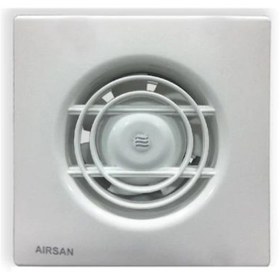 Resim Airsan 100lük Sessiz Dekoratif, Plastik Banyo Fanı / Aspiratörü 100 M³/h 