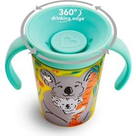 Resim Munchkin Mucize 360° Wildlove Alıştırma Bardağı 6 ay+ 177 ml Koala 