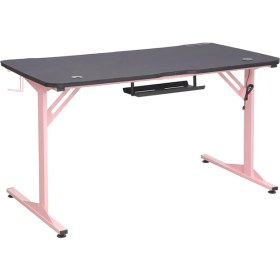 Resim Advent- x Oyuncu ve Bilgisayar Masası Siyah / Pembe 140 x 76 x 70 cm 